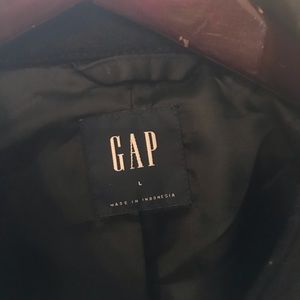 GAP Zip Biker Jacket True Black